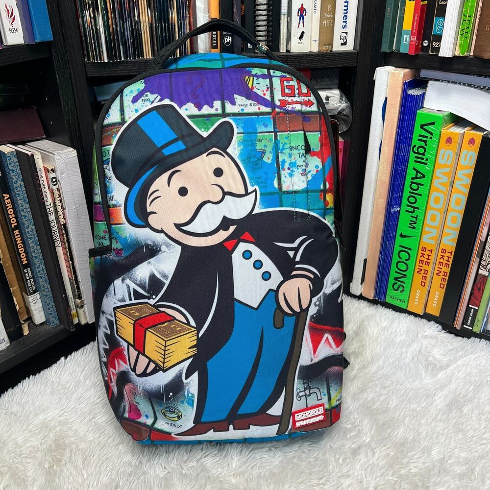 SPRAYGROUND BACKPACK MONOPOLY MONEY MOVES BACKPACK